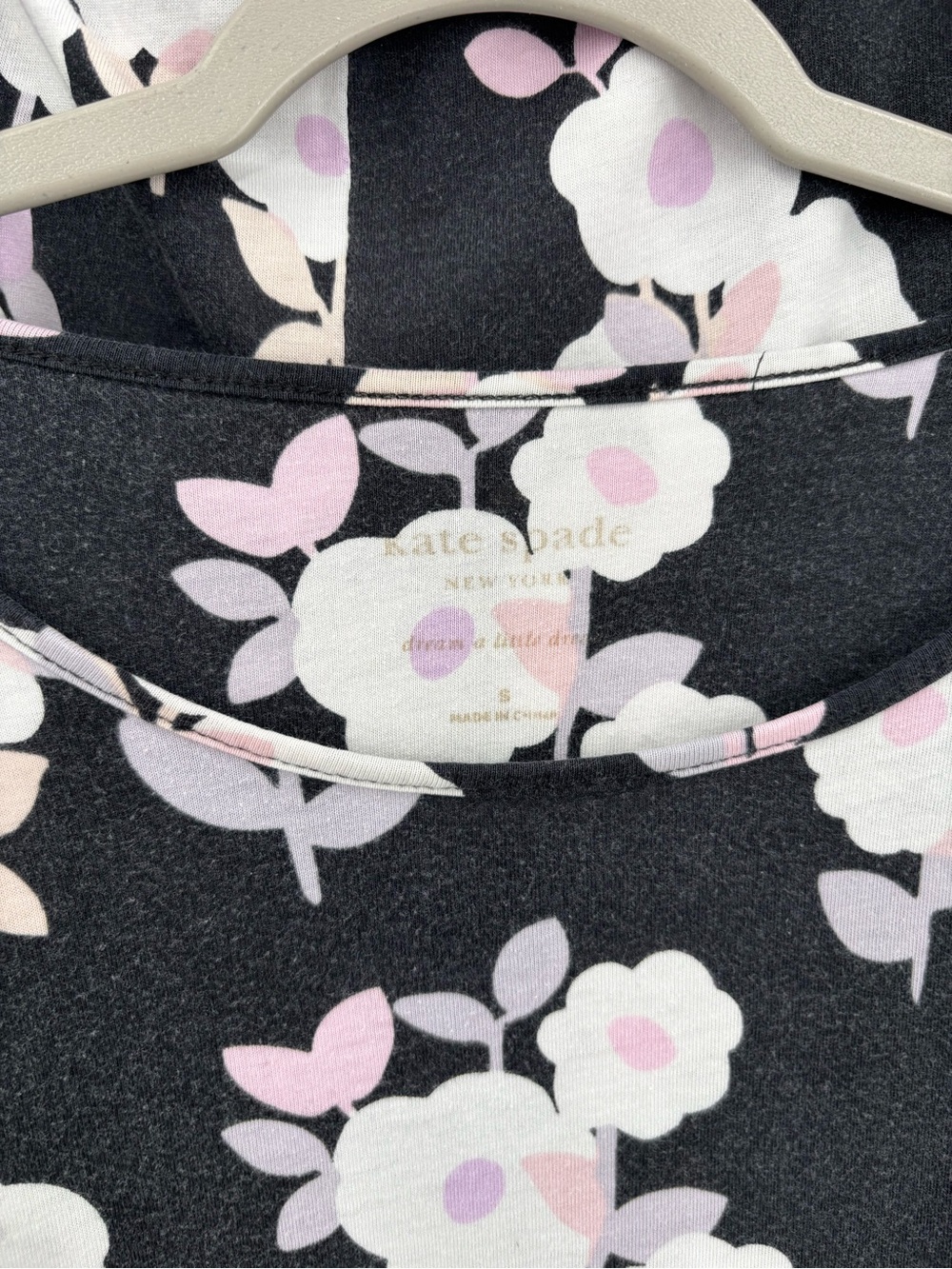 Kate Spade cotton blend floral pajama set - Picture 2 of 4